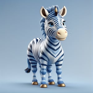 (full body) blue zebra, transparent clothes, sharp eyes, extremely detailed, intricate details, muted color scheme, subtle gradients, photorealistic, 8k, 3d style,gabumon