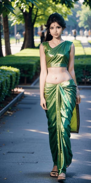 Tamil, Hindu, Girl, Walk in the park, Saree