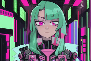 anime girl cyberpunk