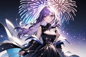 masterpiece, best quality, 8k, 8k UHD, ultra resolution, ultra definition, highres
,//Character, perfect and ultra detailed faces,
1girl, solo; Edelgard_Isekaimaou,
//Fashion, purple hair

,//Background of Happy Birthday
,Expressiveh, 
magic Happy Birthday, Fireworks
