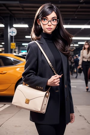 Its modern and sophisticated design perfectly complements my look with oversized clothes and square black glasses. Whether for work or a day of adventure, these glasses are my favorite accessory. 💼 #StyleWithVision #FashionAndFunctionality, 3DM, ,, , 3DMM