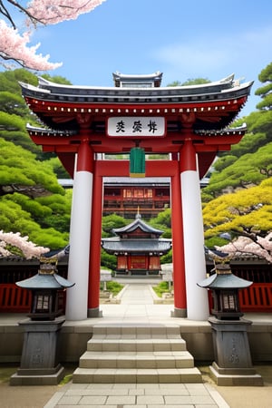 Sakura,detail,temple,shrine_gate