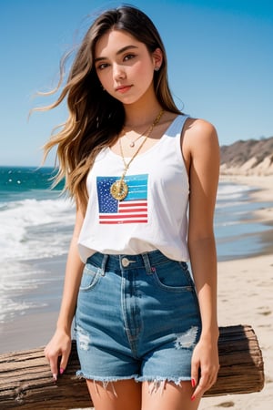 masterpiece, incredible american young woman, california styled.