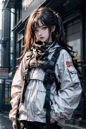 1girl,AgoonGirl,urban techwear,outfit,Detailedface,Detailedeyes