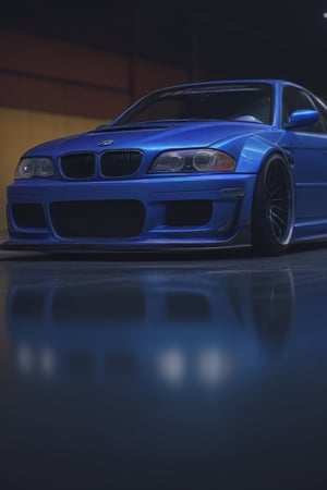 photograph BMW E46 M3 Coupe GTR Widebody Kit, NFS 2005 style decals, BMW blue, detailed number plate, cinematic 4k epic detailed 4k epic detailed photograph shot on kodak detailed bokeh cinematic hbo dark moody
,SD 1.5,<lora:659095807385103906:1.0>