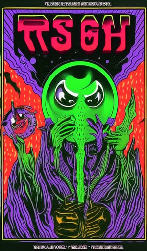 psy_poster , Psychedelic  poster , Raw art, lsd , doom metal music, Marijuana leaf, Witches, Nuns, WALPURGIS, Demons, Medieval illustrations. ,High detailed ,methurlant,Circle