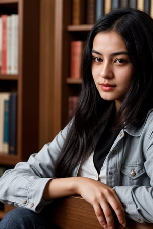 Ana: A literature student, with black hair and dark eyes. She is reserved and shy, but very intelligent and passionate about literature. She has problems relating to others and can be very critical of herself. The protagonist is one of the few with whom she feels comfortable talking about her love of literature.