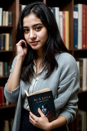 Ana: A literature student, with black hair and dark eyes. She is reserved and shy, but very intelligent and passionate about literature. She has problems relating to others and can be very critical of herself. The protagonist is one of the few with whom she feels comfortable talking about her love of literature.,ffc selfie