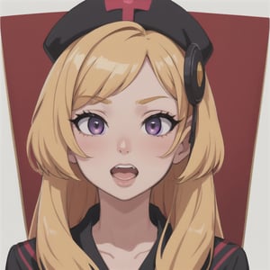 masterpiece, best quality, 1girl, faust, ahegao, portrait, face