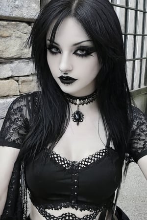 gothic, girl, alternative girl, Gothic