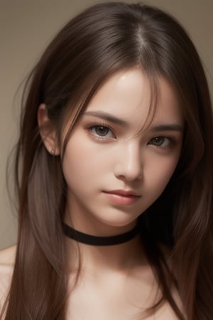 ute girl, hair:1.3,long hair, ,Portrait,Exquisite face