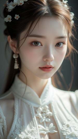 A masterpiece, a beautiful female, pale white skin, 16 years old, japanese features