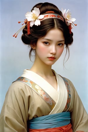 European-Chinese teen girl as a Maiko ~ Paul Peel ~ John Singer Sargent ~ Alexandre-Jacques Chantron ~ John William Godward ~ John William Waterhouse ~ Han-Wu Shen ~ Ishitaka Amano ~ Chakrapan Posayakrit ~ Kim Jung Gi ~ Kei Mieno ~ Ikushima Hiroshi ~ WLOP ~ William-Adolphe Bouguereau ~ Alphonse Mucha ~Luis Royo ~ Jock Sturges photography ~ Range Murata ~ David Hamilltonn photography ~ Stylish Woman Pop Art Illustration isolated on a transparent background, European-Japanese teen