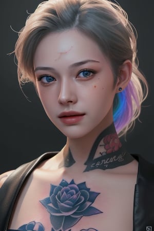 masterpiece, best quality, 1 boy, (colorful),(finaly detailed beautiful detailed face, gangster tatoo, looks like Image2Image, clothing), extremely detailed CG unity 8k wallpaper