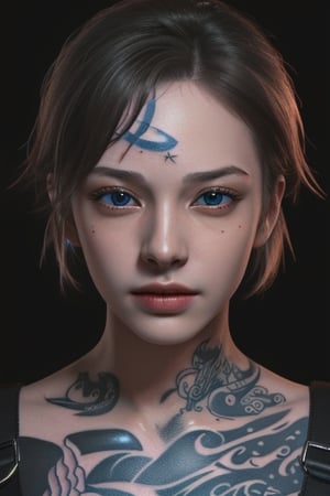 masterpiece, best quality, 1 boy, (colorful),(finaly detailed beautiful detailed face, gangster tatoo, looks like Image2Image, clothing), extremely detailed CG unity 8k wallpaper