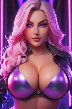 Liquid valorant game theme, glowing vagina, ((a fullbody beautiful and gorgerous YOUNG Woman character with huge chest and thick thighs, looking into camera, perfectly detailed face, deep cleavage, big round breasts, her boobs fall elongated, glowing eyes)), vivid colors, neon theme, glowing breasts, romantic, blush, long disheveled hair, sidelocks,  glowing eyes