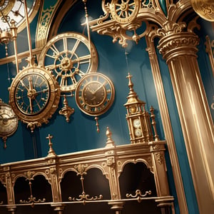 (extremely detailed and realistic CG, masterpiece, best quality, ultra-detailed), steampunk, Sao Paulo Metropolitan Cathedral, (best illumination, best shadow, an extremely delicate and beautiful), dynamic angle, cinematic atmosphere, ornate metalwork, gears, clockwork, smoke, steam, period costume, vibrant colors.