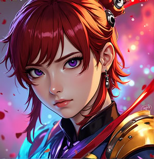 (best quality,anime,merge,colorful,vibrant colors,illustration,artstyle,fantasy,realistic,(masterpiece), (photo_(medium):1.0),smooth,sharp focus,（male：1.1）