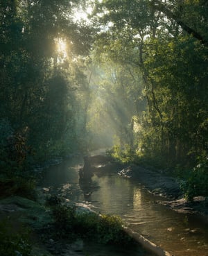 a beautiful detailed landscape, a serene lake, a fisherman casting a fishing line, detailed realistic fishing equipment, a peaceful forest background, warm golden hour lighting, highly detailed, photorealistic, 8k, masterpiece