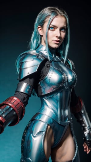 super sexy superheroines, centered, full body, | aqua hair color, light blue eyes, | super Sexy girl in full body platinum armor, armored thighs, pauldrons, wielding a sword | (simple background, black background:1.2),sophitia_whitedress_aiwaifu,cammy_green_bodysuit_aiwaifu