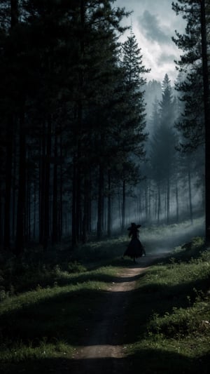 A mysterious witch, surrounded by trees with faces, beckons you into a mystical forest. Hidden creatures peer from the shadows, inviting you on an adventure like no other. This is Halloween time