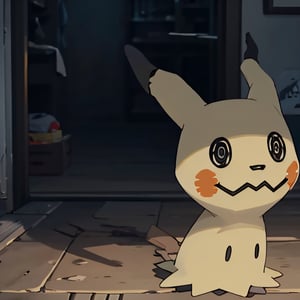 ((masterpiece,best quality)), absurdres,, Mimikyu_Pokemon,  no humans, solo, looking at viewer, cinematic composition, 