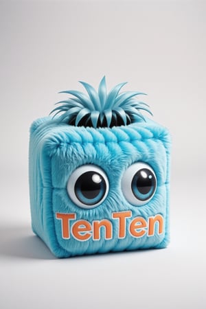 (((Cute cube-shaped creature))), We created a cute mascot with an eye-catching blue cube-shaped creature.
The word “TenTen” is placed under and around this mascot in a cute and stylish font for a sophisticated look.
This mascot is inspired by the future, creativity, and electronics.
20K ”,Color palette with emphasis on pastel colors, contrasting colors to enhance the visual impact of the logo, acrylic painting, cartoon style, made by adrr-zllj, (sign with ‘TenTen’, text),Tenten