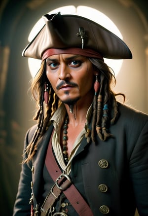 johnny depp - pirates of the caribbean
cinematic color grading lighting vintage realistic film grain scratches celluloid analog cool shadows warm highlights soft focus actor directed cinematography technicolor  Richard Le Manz