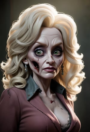dolly parton - zombie from the walking dead
cinematic color grading lighting vintage realistic film grain scratches celluloid analog cool shadows warm highlights soft focus actor directed cinematography technicolor  Richard Le Manz