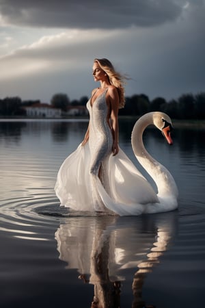 black and white photography of a woman standing next to a swan in shallow water with reflexions looks into the camera in a white complex fabric designed and product rendered quality full diamond dress in water, dramatik dark gray sky, at evening, with ripples and splash on water surface, sunlight gleaming, with sparkling crisp radiant reflections, hyperrealistic photography, award winning photography, fashion photography, sun rays shine through, hyper detailed texture of wavy long hair, poster like, studio lighting, back lighting, water frame, big water drops on the camera lens, minimalism::5, tilt-shift, nikon, hasselblad, canon, fujifilm, 8k, 16, 32k, super macro,ultrarealistic, NikonD850 camera

standing and with a big ass, big and voluptuous breasts, sensual and erotic, front view, with a large and erotic sex, nude, full body, front view


standing and with a big ass, big and voluptuous breasts, sensual and erotic, front view, with a large and erotic sex, nude, full body, front view

