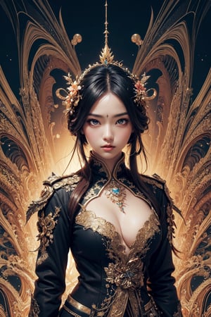 (masterpiece, top quality, best quality, official art, beautiful and aesthetic:1.2), (1girl), extreme detailed,(fractal art:1.3),colorful,highest detailed,zoomout,asian girl,perfecteyes