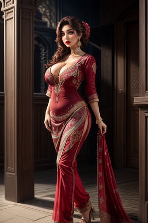 sexy girl, 20 years old, Amy Jackson, Nora Fatahi, erotic, seductress, Instagram model, celestial, romantic, red lips, long doe like intoxicating eyes with mascara, blush, (one side parted disheveled curly long hair:1), sexy fit curvy body, shalwar kameez embroidery outfit suit, deep neck  (thighs:0.5), (cleavage:0.9), sexy sensual standing pose, medium long shot, cinematic shot, atmospheric lighting, Photorealistic, Hyperrealistic, Hyperdetailed, detailed saturated skin, soft lighting, subsurface scattering, (realistic textures:1.3), masterpiece, best quality, ultra-realistic, long medium shot, centre composition, 8k, golden ratio, Intricate, (romantic film grading:1), film photography, award-winning photography, soft focus, dynamic abstract  background, fcHeatPortrait, light studio,arshadArt, full body with beautiful high heel, 
full body, best quality, ultra high res, (photorealistic:1.4), 1girl, smiling, (faded ash gray messy bun hair:1), border light, depth of field, (large breasts:1.2), sitting (outside) looking at viewer, closeup breast milk comes out of the breast, beautiful woman, full body. standing and with a big ass, big and voluptuous breasts, sensual and erotic, front view, with a large and erotic sex, blond hair, nud, full body