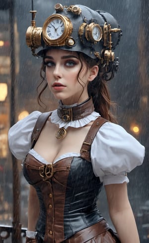 olpntng style, high quality steampunk portrait of the woman called Goddess Time with a clock for a head played by Sam Elliott, clock goggles, amazing background, by tomasz alen kopera and peter mohrbacher, dripping sparks, rain, sharp focus, clear, vibrant, denoised, intricately detailed, amazing clock, 8k, steampunk clock render engine, oil painting, heavy strokes, paint dripping,HZ Steampunk,dashataran,3d style


standing and with a big ass, big and voluptuous breasts, sensual and erotic, front view, with a large and erotic sex,nud, full body, front view