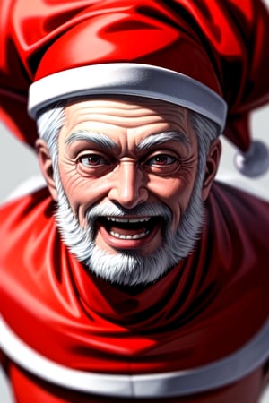 Santa with an ecstatic face,<lora:659111690174031528:1.0>