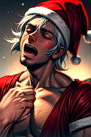 Santa's ahegao,<lora:659111690174031528:1.0>