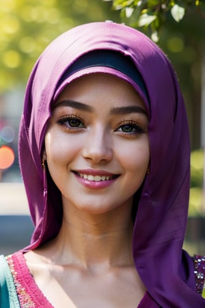 masterpiece,1 girl, (colorful), (finely detailed beautiful eyes and detailed face) ,cinematic lighting, bust shot, extremely detailed CG unity 8k wallpaper, (a Muslim), Beautiful smile, anime

