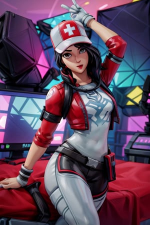 1 female, tr,fortnite, ,xyzremedy looking at the viewer, sexy, wallpaper