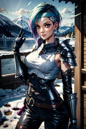 sword, weather, snow, ice, mountain, fanastay armor, headband, shiled, sexy