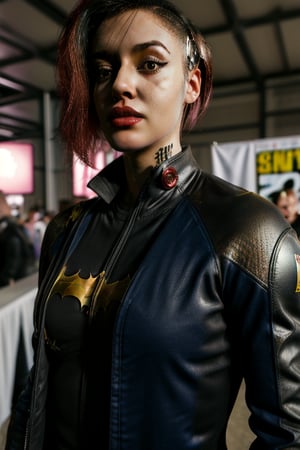 judyalvarez, cosplay, comic con, sexy, nerd, convention, batgirl outfit, DC, clothed, suited, sey,Detailedface,Detailedeyes