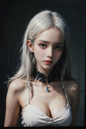 female, ((masterpiece, best quality, ultra detailed, absurdres), girl), (beauty girl), (ultra-high picture quality) ,(ultra realistic,32k, masterpiece:1.2),(high detailed skin:1.1),( high quality:1.1), A cute girl with white hair, 