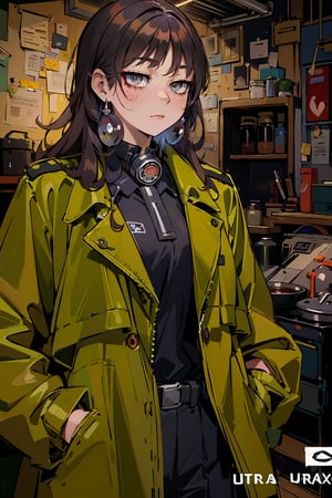 female, ((masterpiece, best quality, ultra detailed, absurdres):1.5), 1girl, beautiful, ZGirl, black uniform, school_uniform,ZGirl, wearing gas mask,gas mask,oil painting style