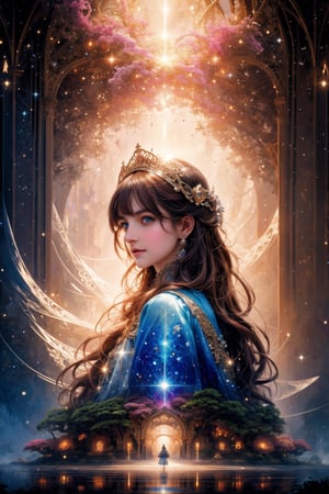 1girl, long hair, princess, in the treean ultra hd detailed painting,digital art, Jean-Baptiste Monge style, bright, beautiful  , splash,  , Glittering , cute and adorable,  filigree,  , rim lighting, lights, extremely ,  magic, surreal, fantasy, digital art, , wlop, artgerm and james jean, , centered, symmetry, painted, intricate, volumetric lighting, beautiful, rich deep colors masterpiece, sharp focus, ultra detailed, in the style of dan mumford and marc simonetti, astrophotography,DonMDj1nnM4g1cXL ,High detailed ,midjourney