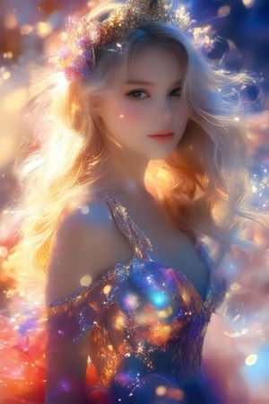 simple background, colorful,1girl, masterpiece, best quality, fantasy, 