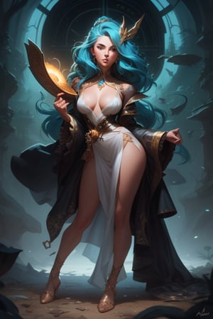 mastrerpiece, 1girle, ilustration, woman with long hair, black and golding dress, a character portrait inspired by Magali Villeneuve, Artstation contest winner, fantasy art, karol bak uhd, beautiful fantasy art portrait, neoartcore and charlie bowater, 4k fantasy art, beautiful fantasy art, artgerm julie bell beeple, artgerm detailed