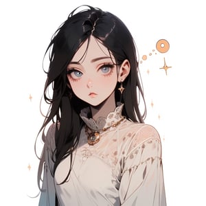 cute, Jelly skin, oily skin, sparkling eyes, cute clothes. face focus.,jelly, art, art style, cute, aesthetic, trendy, tik tok, female, girl, glossy, shiny, adorable, ,jelly, soft, dewy, cute, dark theme