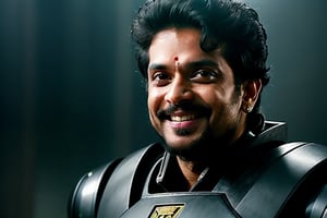 Actor vikram as chitti robot, evil smile