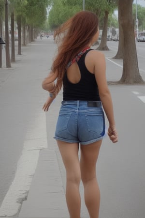 chica venesolana por las calles 