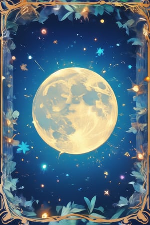 FULL MOON,EnchantingGlow,LightBurst,BlueRegalCard,BlueDreams