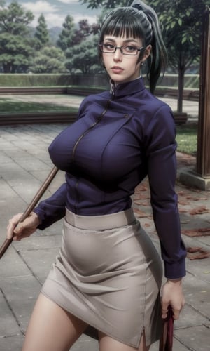 Zenin maki , big large gaint boobs  hd quality, perfect face , realistic  , realistic body , milf ,sexy , big butt , perfect face sync , best pose
,,, , skirt ,zenin_maki , long skirt , covered chest , realistic, 4k hd , detailed clothes 