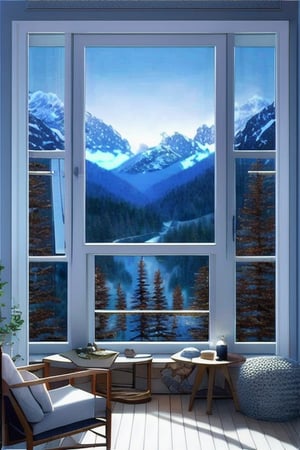 mountain_retreat value, luxurious mountain getaway, create a cozy yet lavish mountain retreat with stunning views, digital painting, focus on intricate textures and natural landscapes, warm, cozy colors with soft, diffused mountain light, overly stark or cold atmospheres.